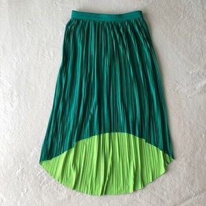 Xhilaration Reversible High Low Pleated Skirt